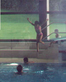 Christianne diving