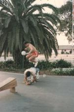 skate boarding